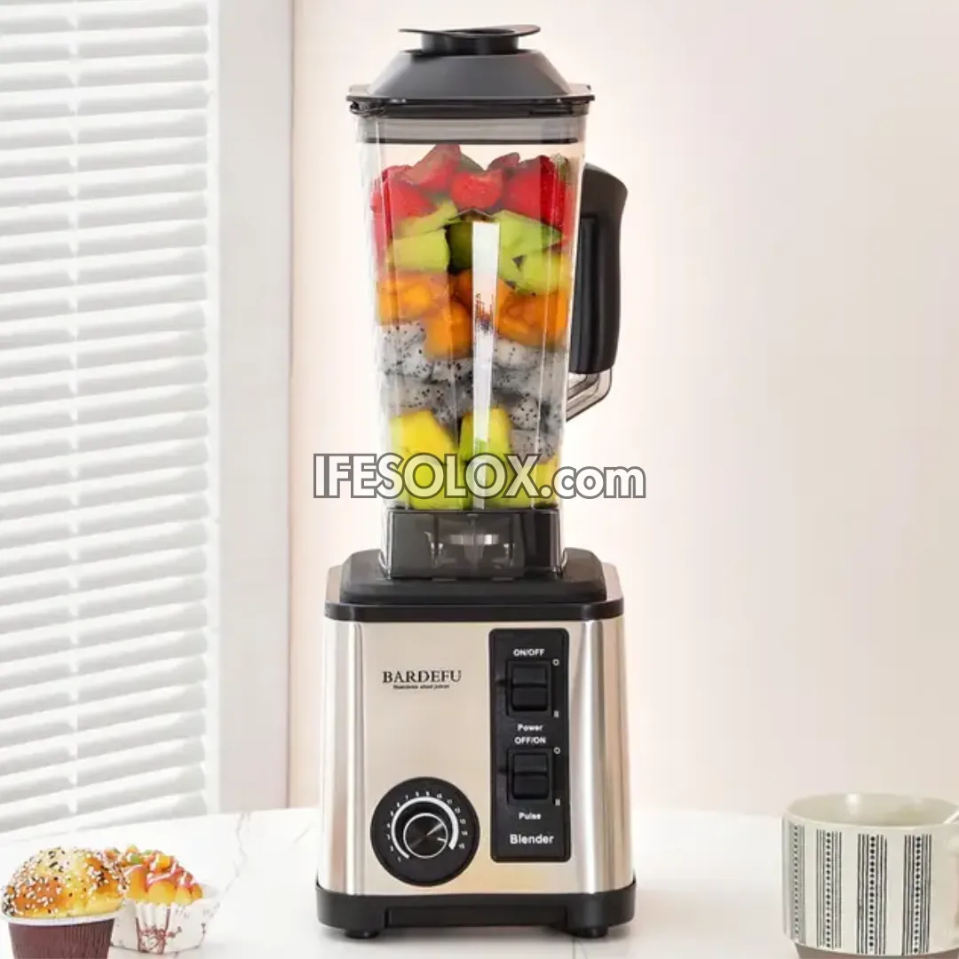 BARDEFU BF-5042 3Liters 9,500Watts High-speed 3-in-1 Power Blender - Brand New