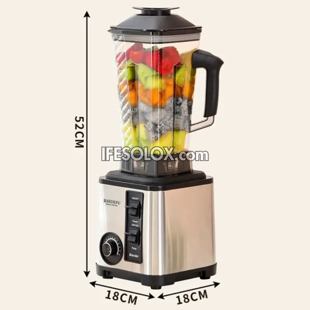 BARDEFU BF-5042 3Liters 9,500Watts High-speed 3-in-1 Power Blender - Brand New