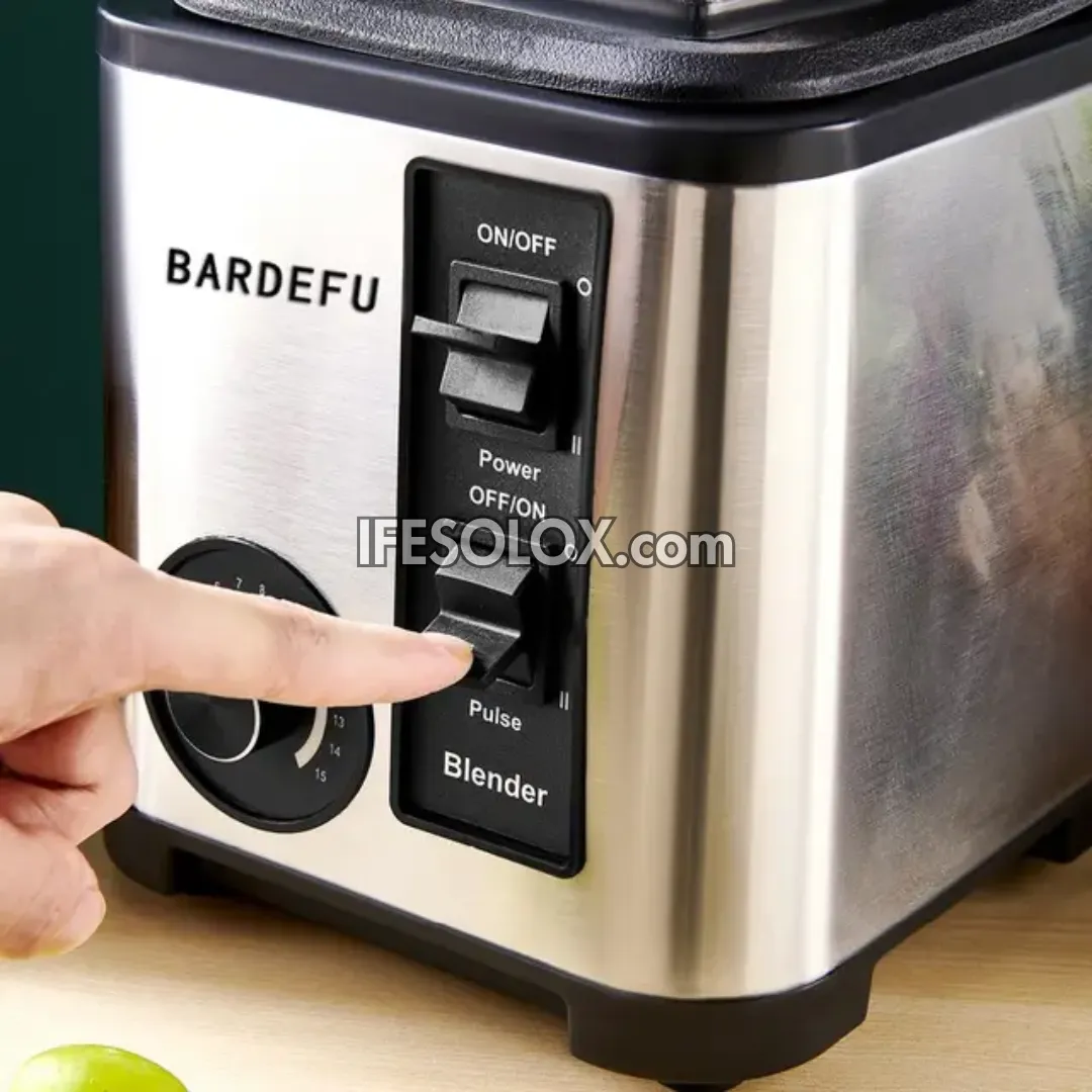 BARDEFU BF-5042 3Liters 9,500Watts High-speed 3-in-1 Power Blender - Brand New