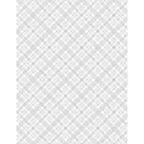 Basics - Bias Plaid White on White