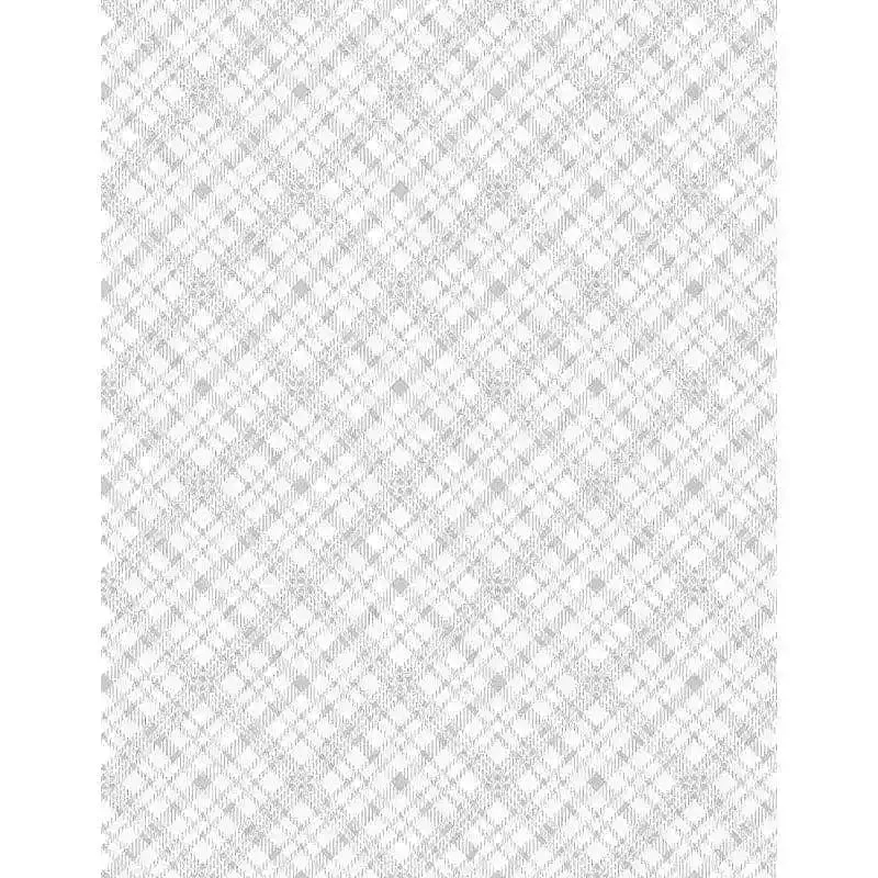 Basics - Bias Plaid White on White