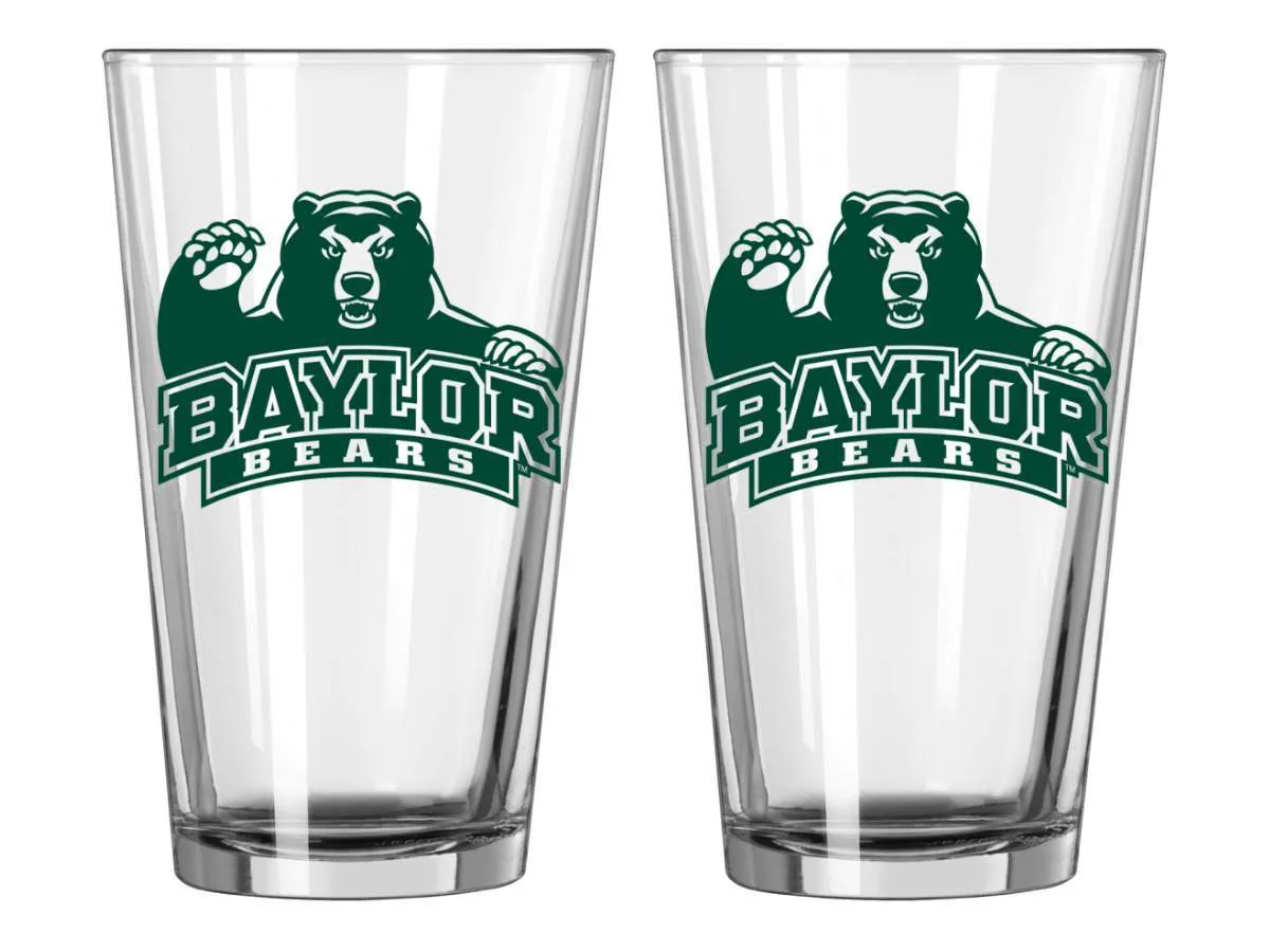 Baylor Bears NCAA Boelter Brands Clear Pint Glass (16oz)