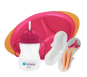 b.box Feeding Set Strawberry Shake 6m 