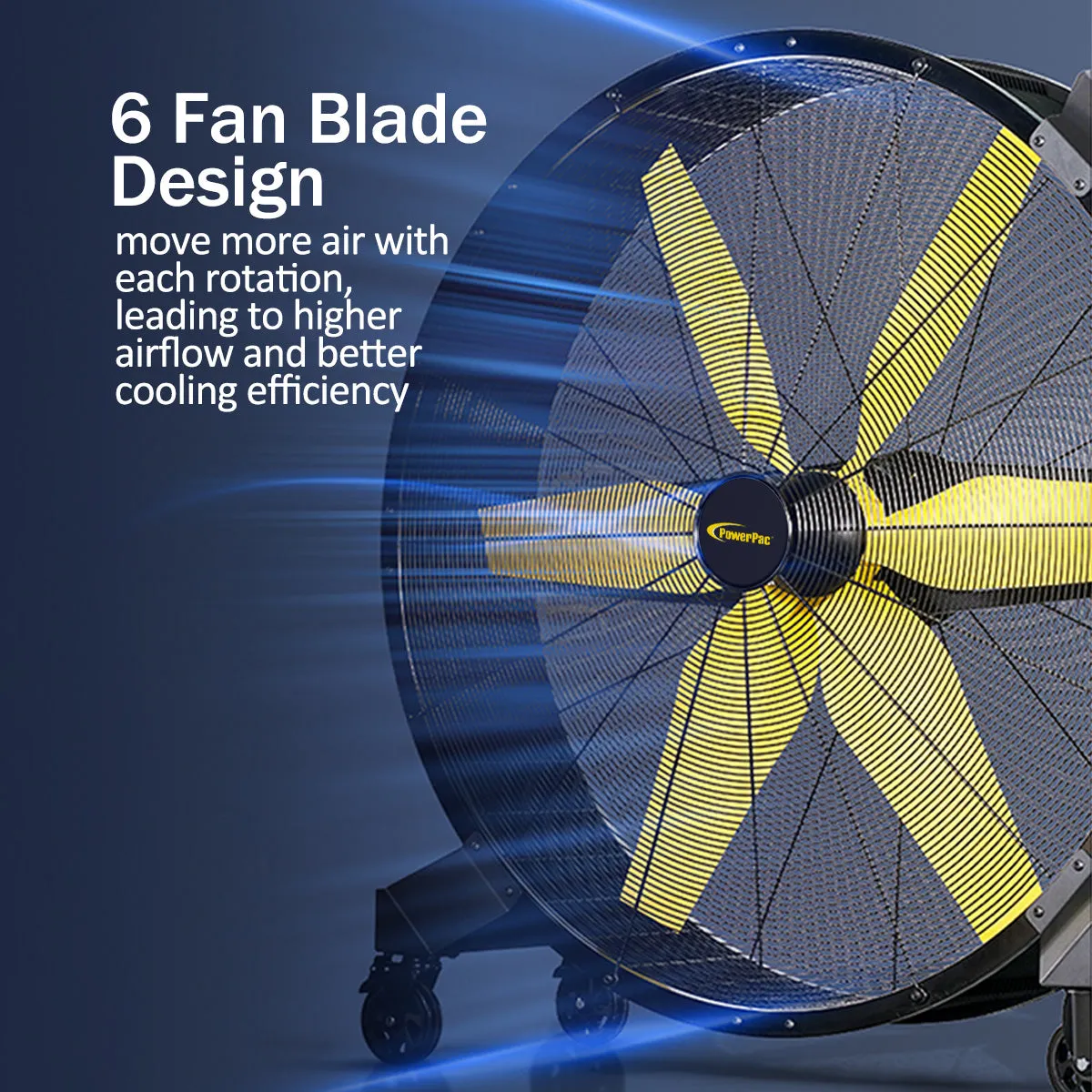 Big Ass Fan, Big fan with 7 Speed, Industrial Fan, Power Fan Air Circulator Fan 36" (PPP3622)