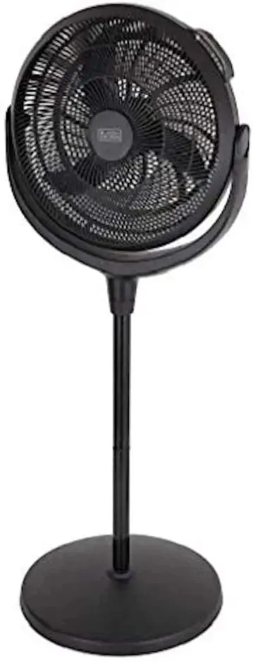 Black and Decker BXFP51001GB 16" High Velocity Power Pedestal Fan - Black