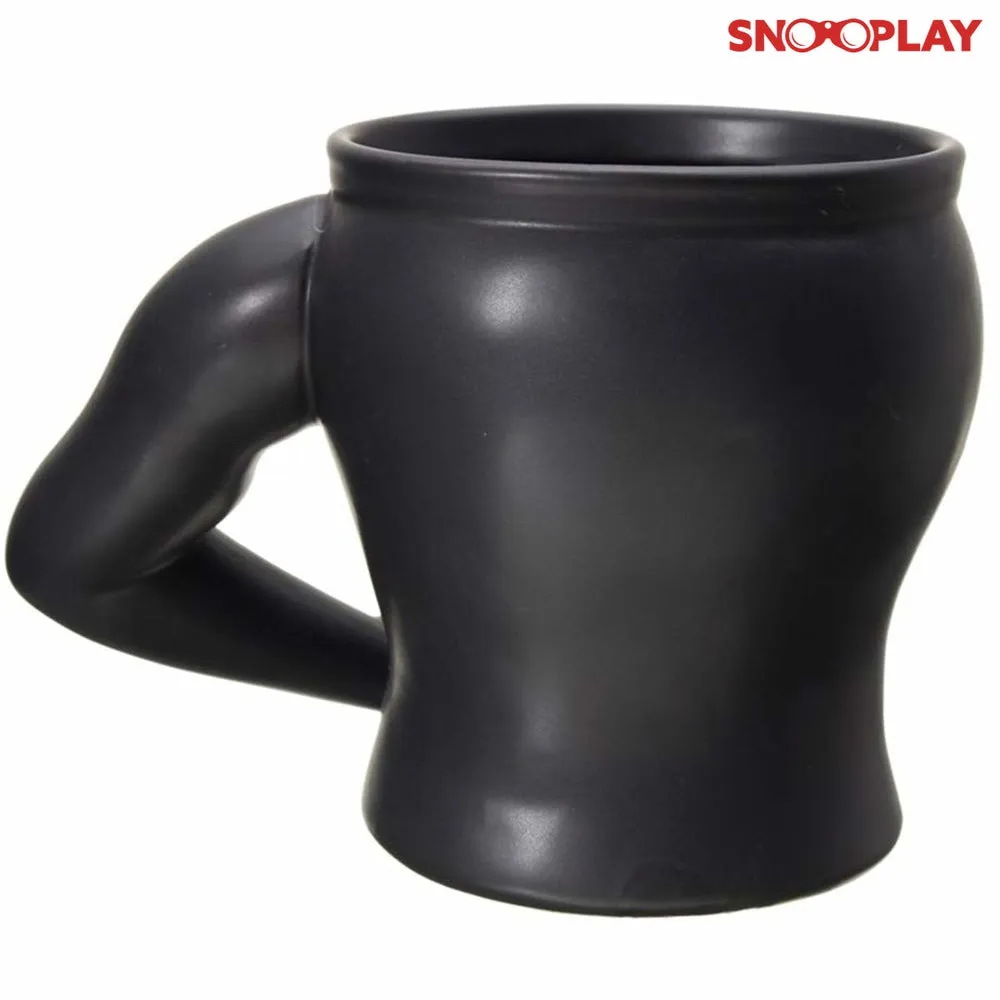 Black Muscle Coffee Mug (for the Gym Lover)