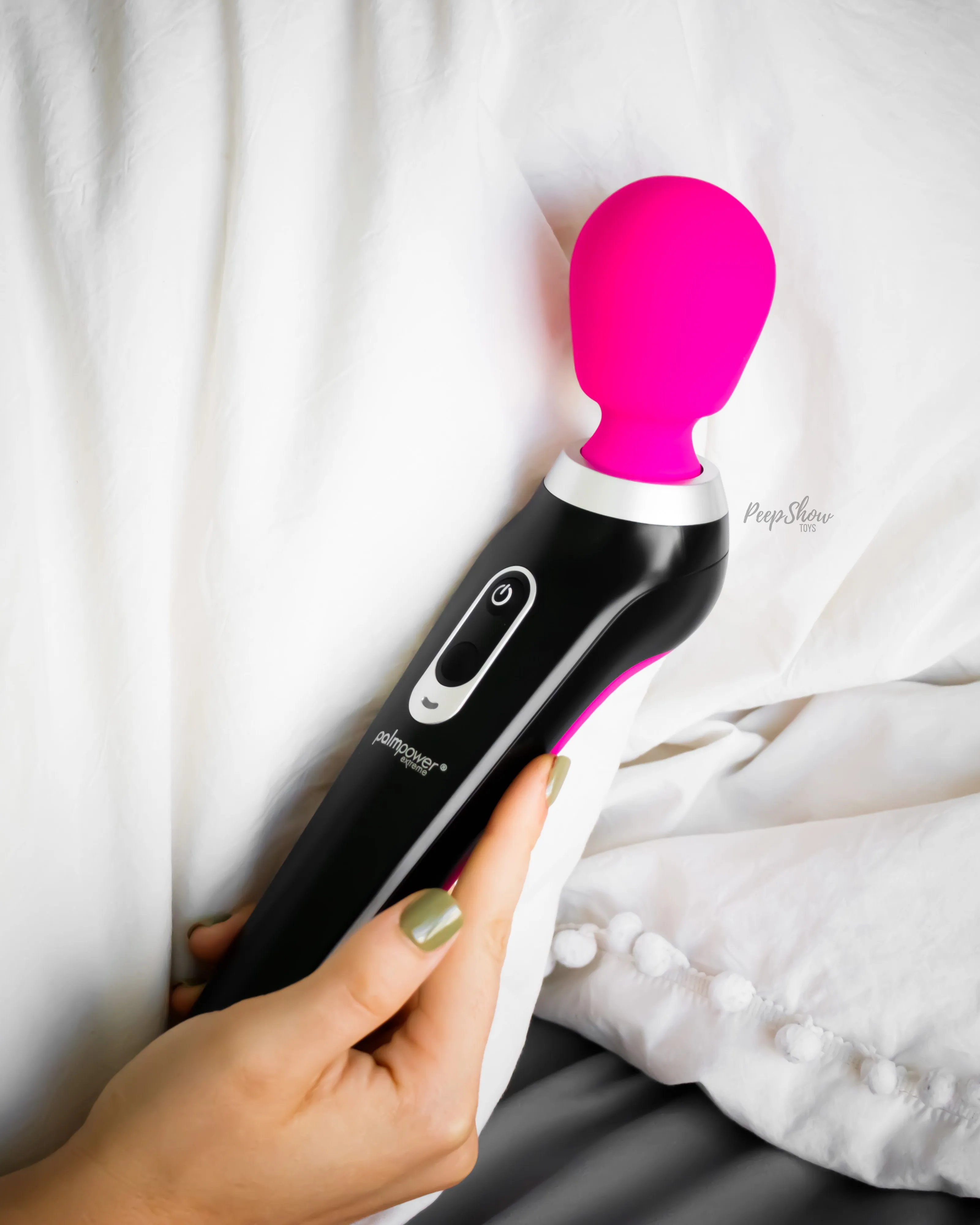 BMS PalmPower Extreme Ultra-Powerful Rechargeable Wand Vibrator