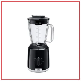 Braun JB1050BK 1.25L PowerBlend 1 SmoothCrush Blade System Glass Jug Blender