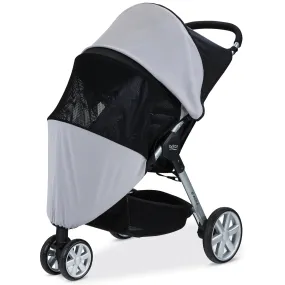 Britax Single B-Agile, B-Free, Pathway Strollers UPF 50  Sun and Bug Cover