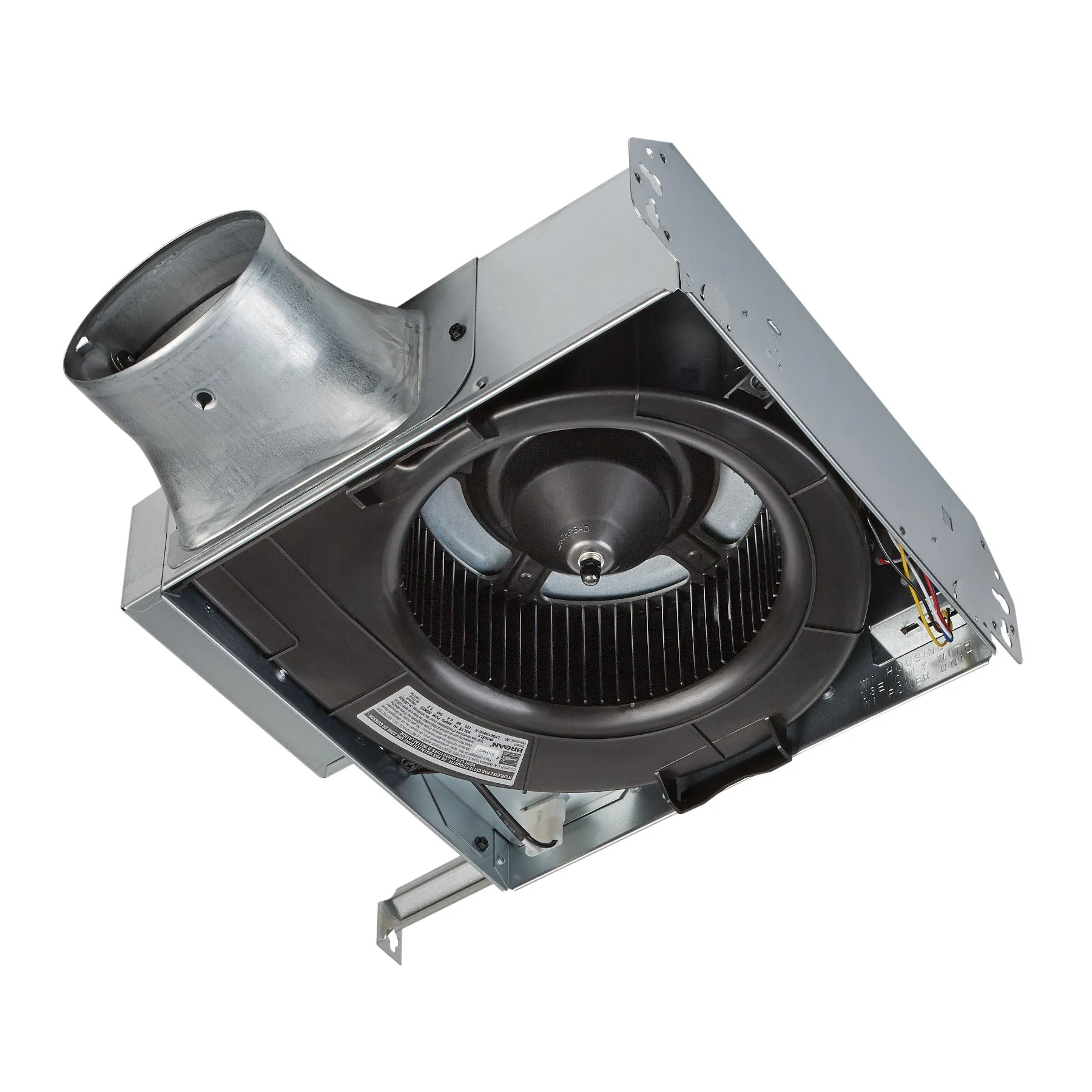 Broan  LP50100DC Low Profile Selectable 50/80/100 CFM Bathroom Exhaust Vent Fan