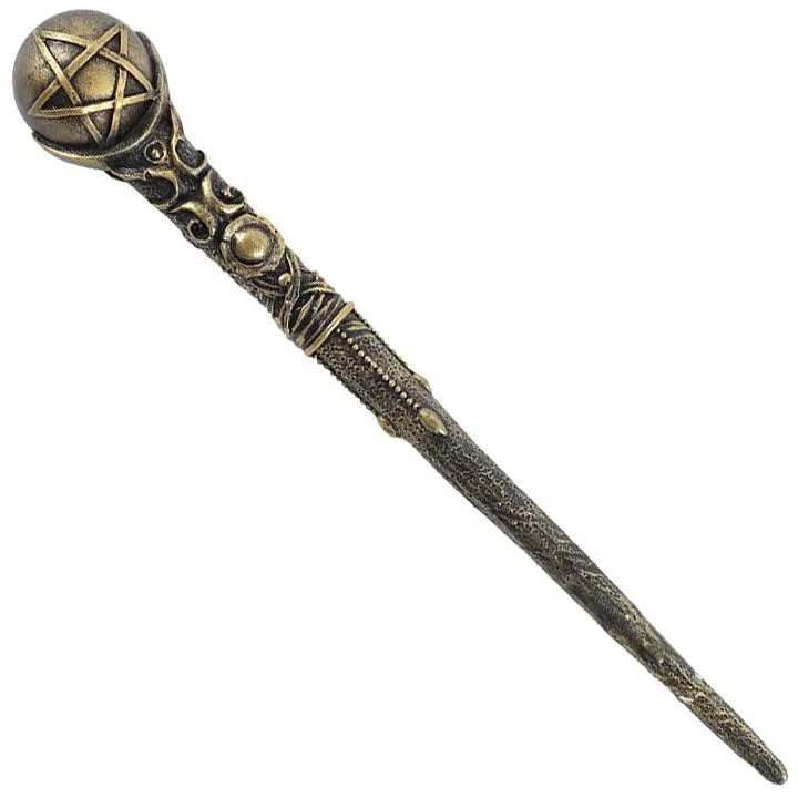 Bronze Pentagram Wand