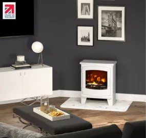 Broseley Evolution White Beacon Electric Stove - Small & Large