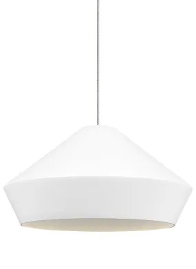 Brummel Pendant in Satin Nickel