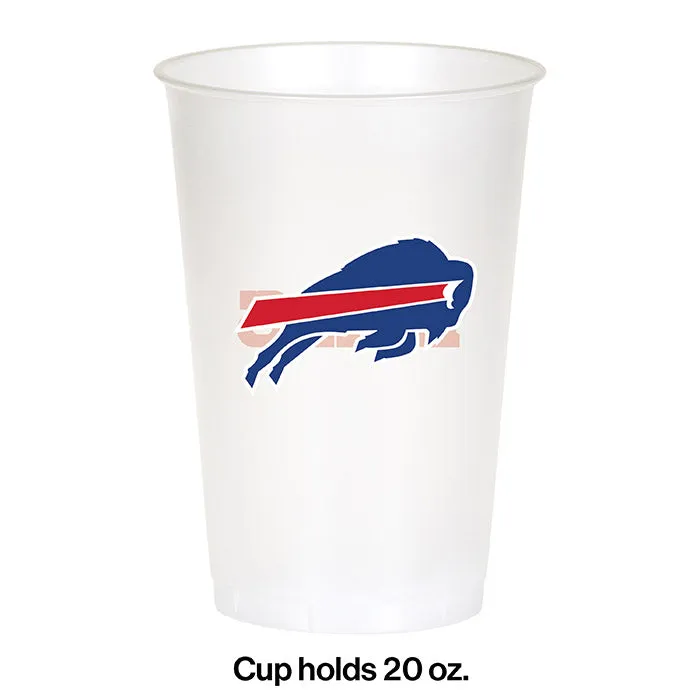 Buffalo Bills Plastic Cup, 20 Oz (8/Pkg)