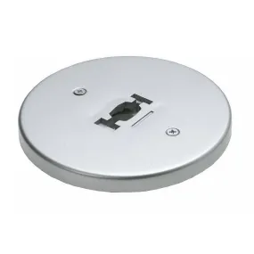 Cal Track Monopoint, Line Voltage, Round in Brushed Steel