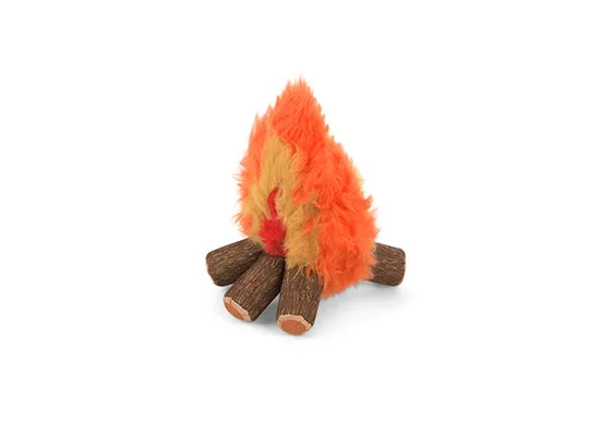 Camp Corbin Squeaky Plush Dog toys, Cozy Campfire