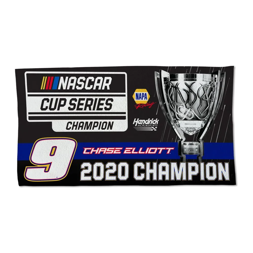 Chase Elliott #9 2020 NASCAR Cup Series Champion WinCraft Locker Room Towel