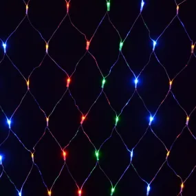 Christmas Decor 180 LED Net Lights Multi Coloured