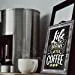 Coffee Signs Kitchen Decor - Life Begins After Coffee Wall Decor Sign - 11.75 inch x 9