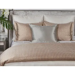 Coin Duvet Set, Gold Pumice