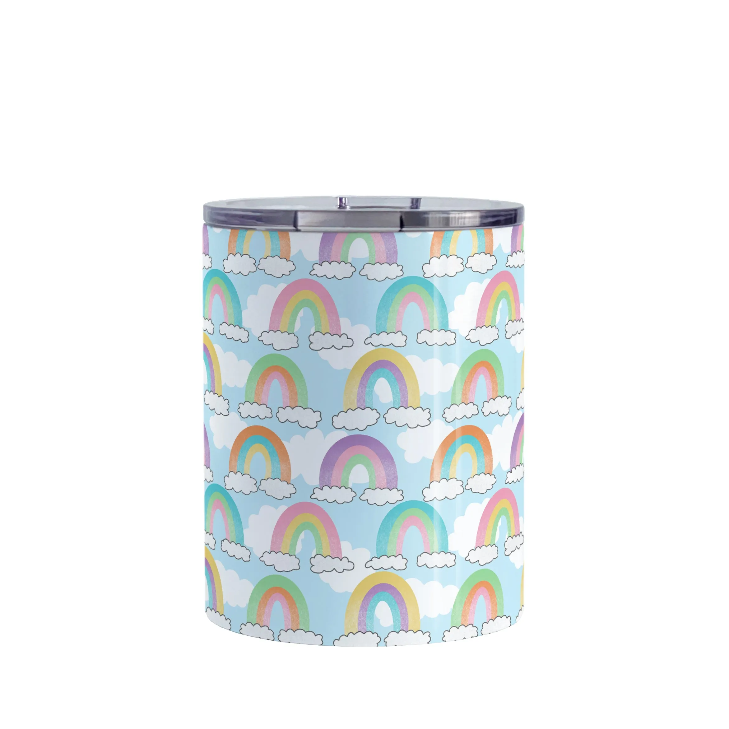 Colorful Rainbows Sky Pattern Tumbler Cup