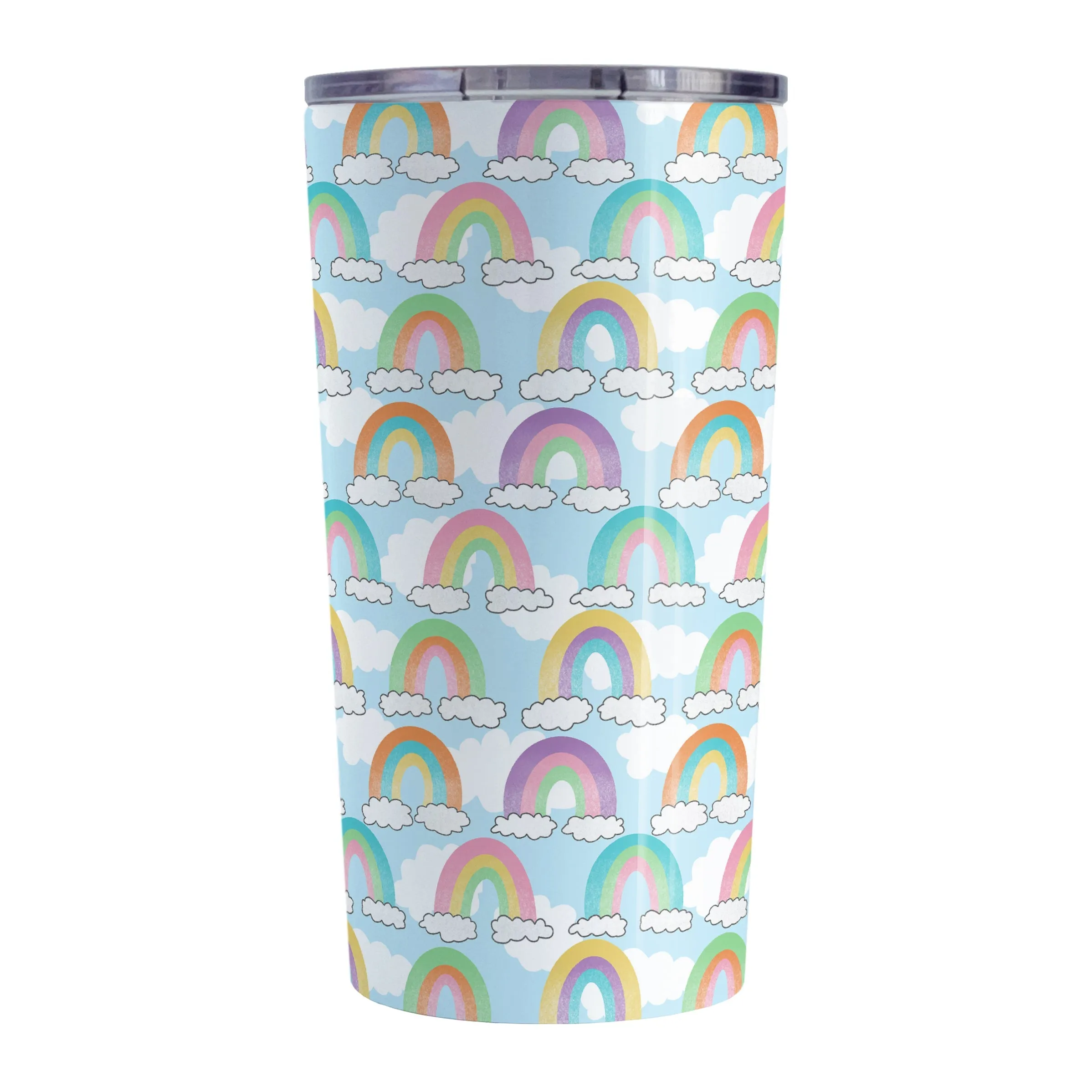 Colorful Rainbows Sky Pattern Tumbler Cup