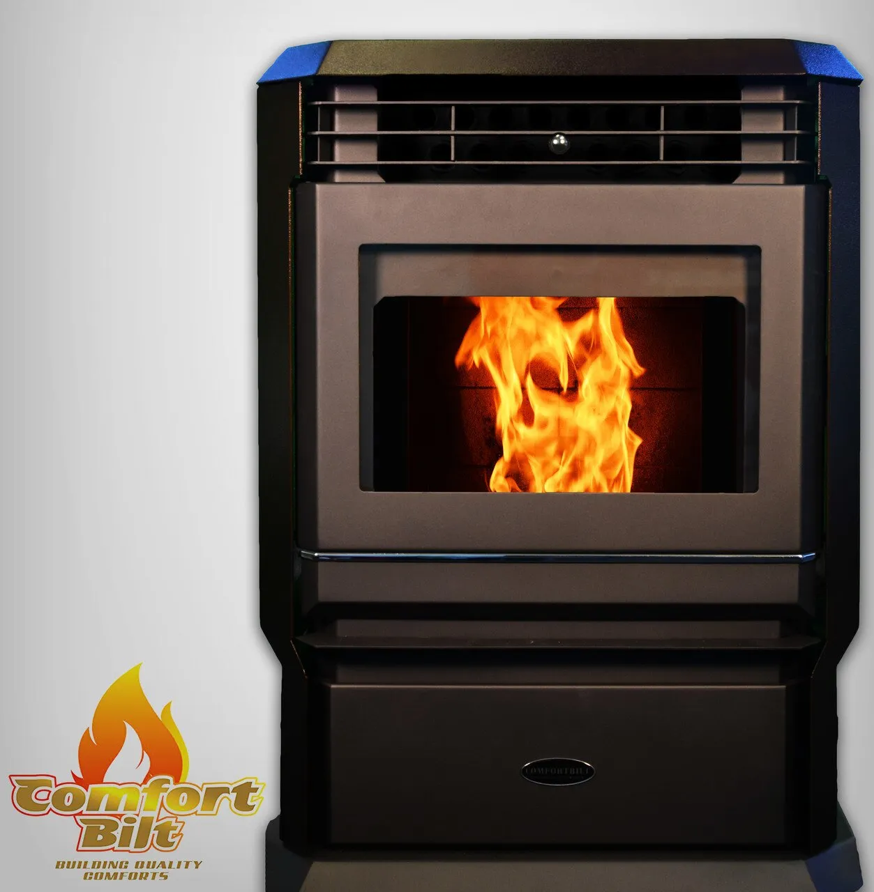 ComfortBilt HP61 Pellet Stove Dark Brown