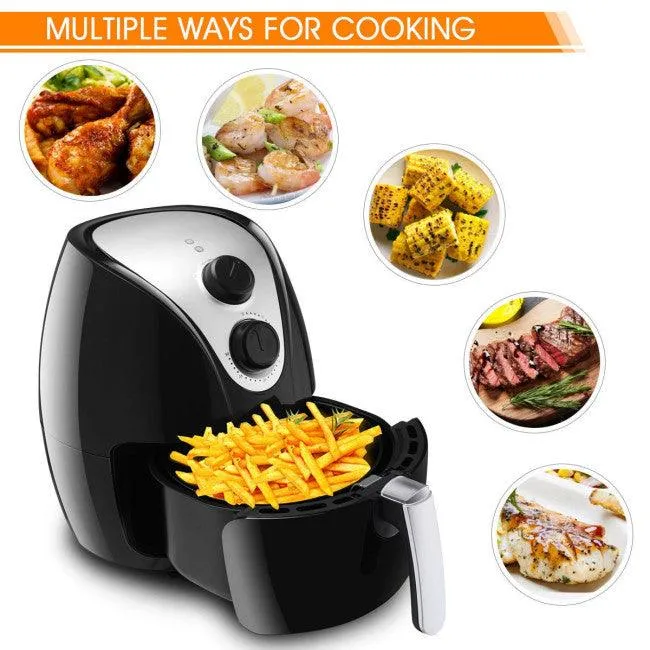 Costway 1500W Electric Air Fryer Cooker with Rapid Air Circulation System 20917463