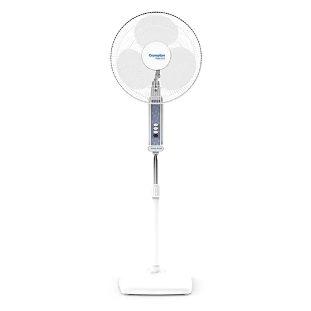 Crompton High Flo Wave Plus Pedestal Fan 400mm White