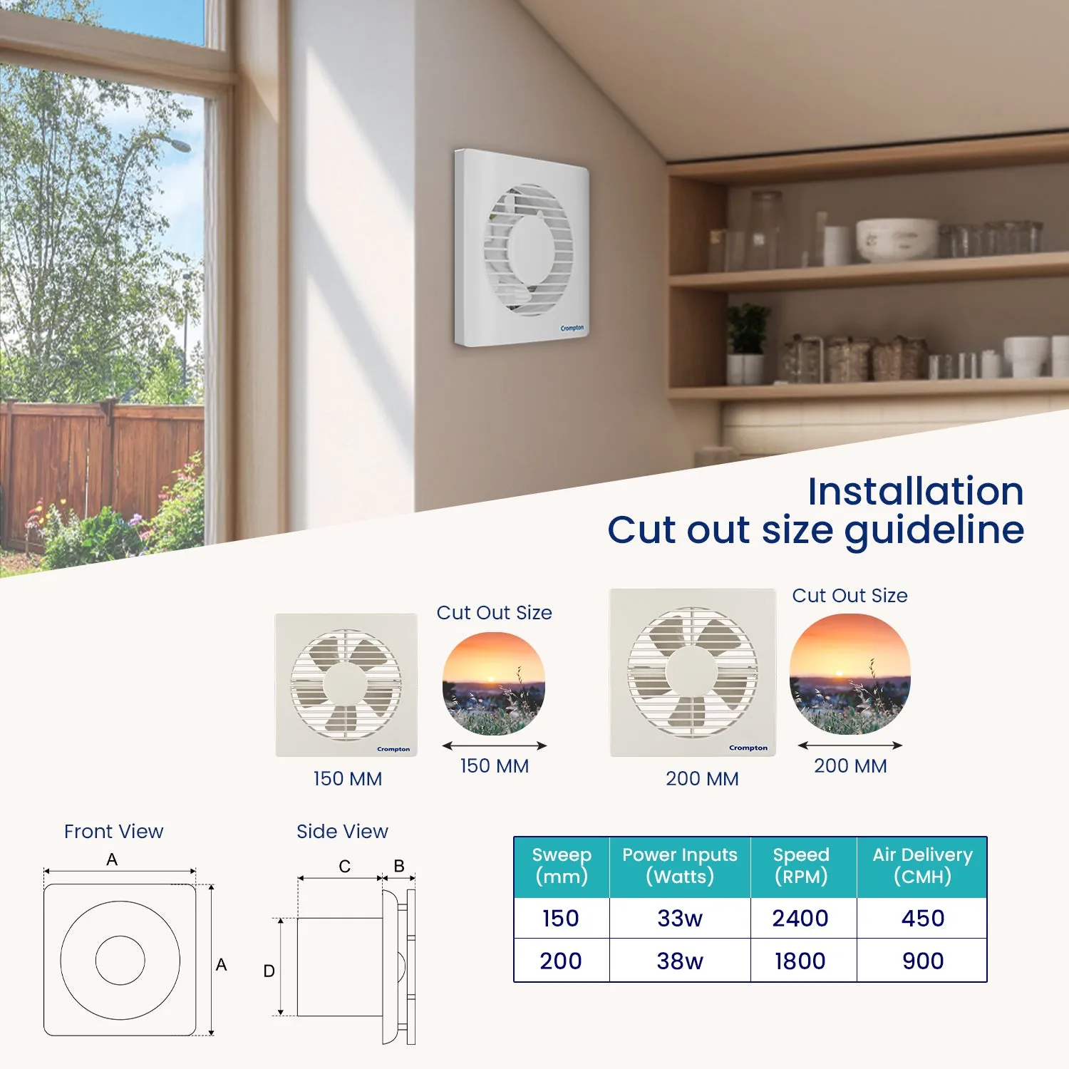 Crompton Ventilus HS Exhaust Fan