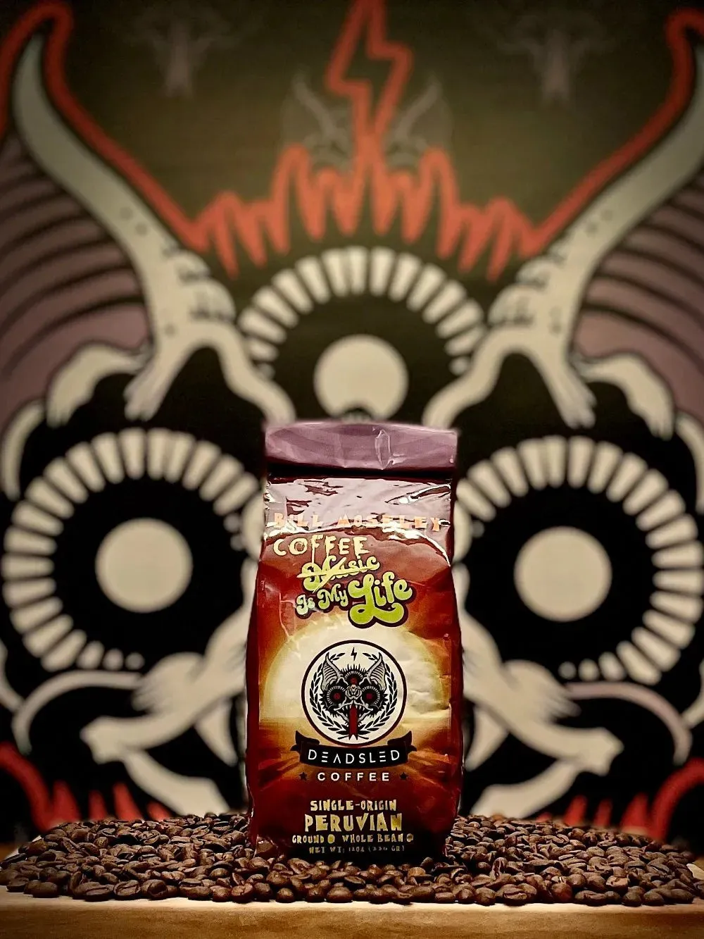 Dead Sled Coffee - Bill Moseley Coffee Is Life Ground Coffee