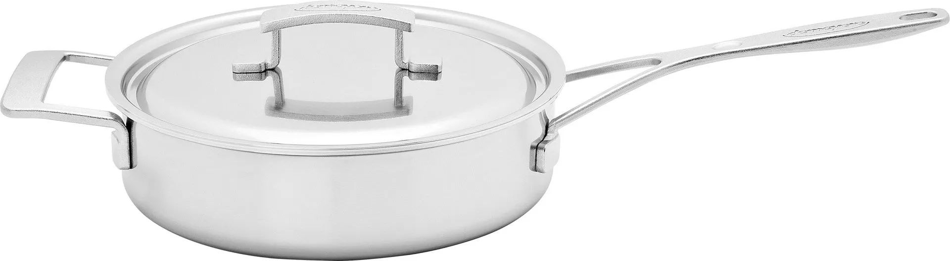 Deep Frying Pan With 2 Handles And Lid Demeyere Industry 5 40850-747-0 - 28 Cm