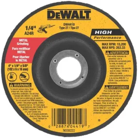 Dewalt DW4419 Grinding Disc 4" for Metal