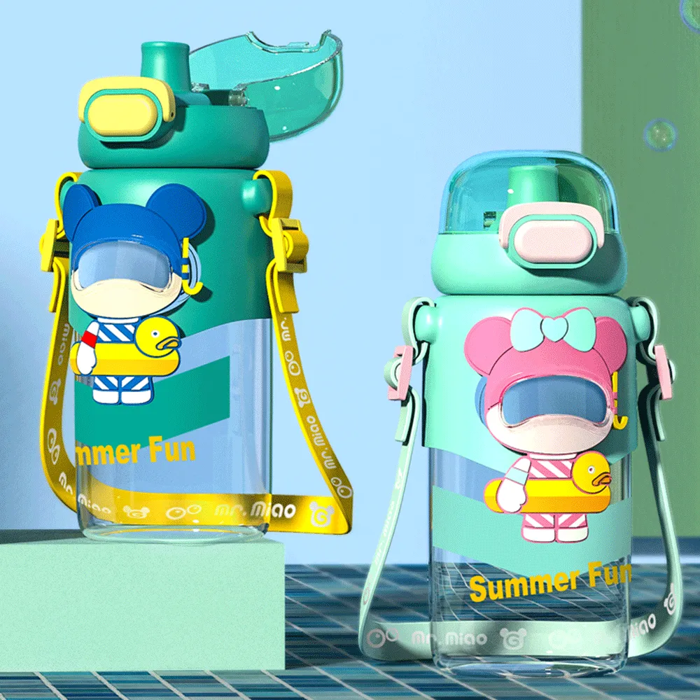 Diver In Mode! A Children's Outdoor Sipper Water Bottle