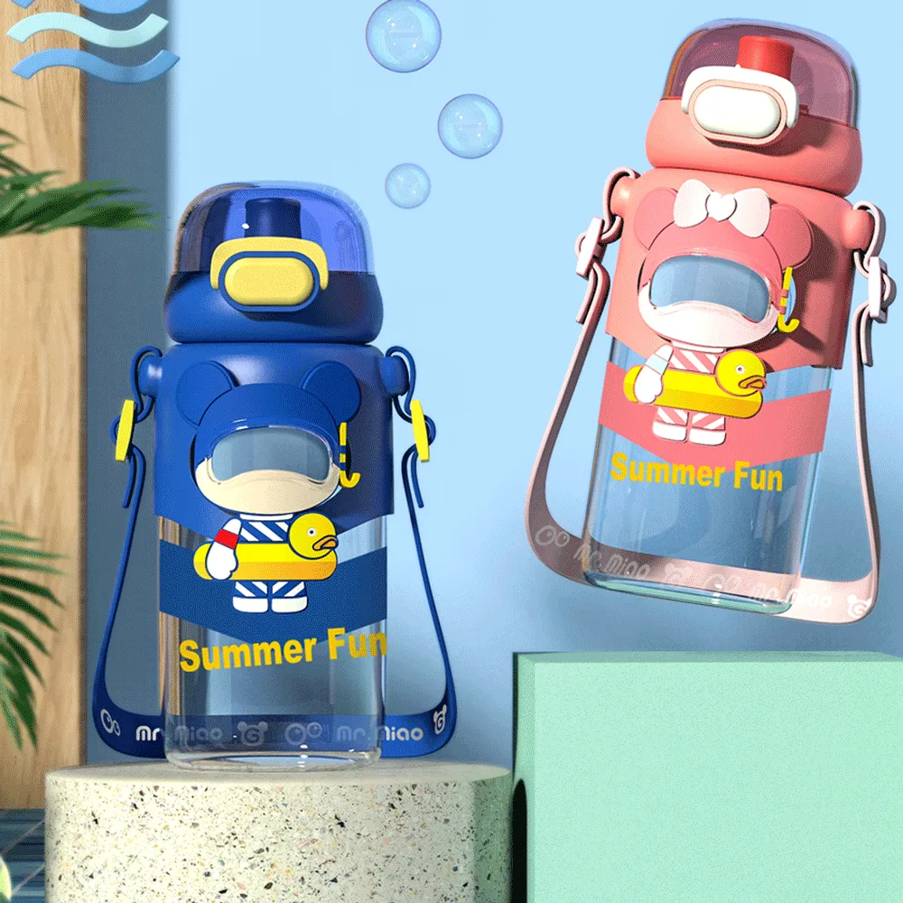 Diver In Mode! A Children's Outdoor Sipper Water Bottle