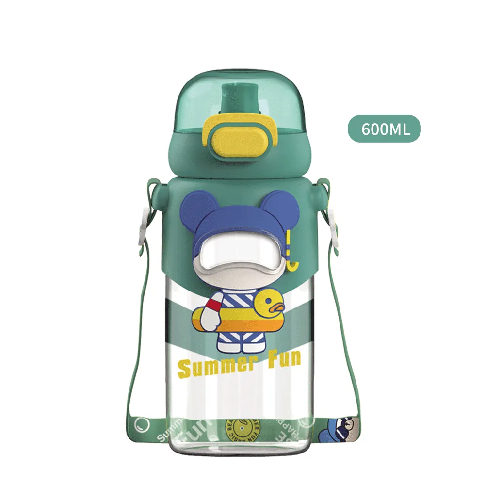 Diver In Mode! A Children's Outdoor Sipper Water Bottle