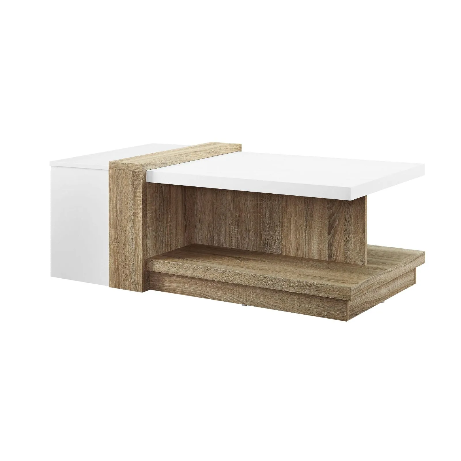 Duet Coffee Table Oak and White by Tauris™