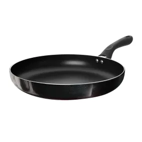 Ecolution Artistry Series EABK-5124 Fry Pan, 9-1/2 in Dia, Aluminum Pan, Black Pan, Hydrolon Pan, Stay-Cool Handle