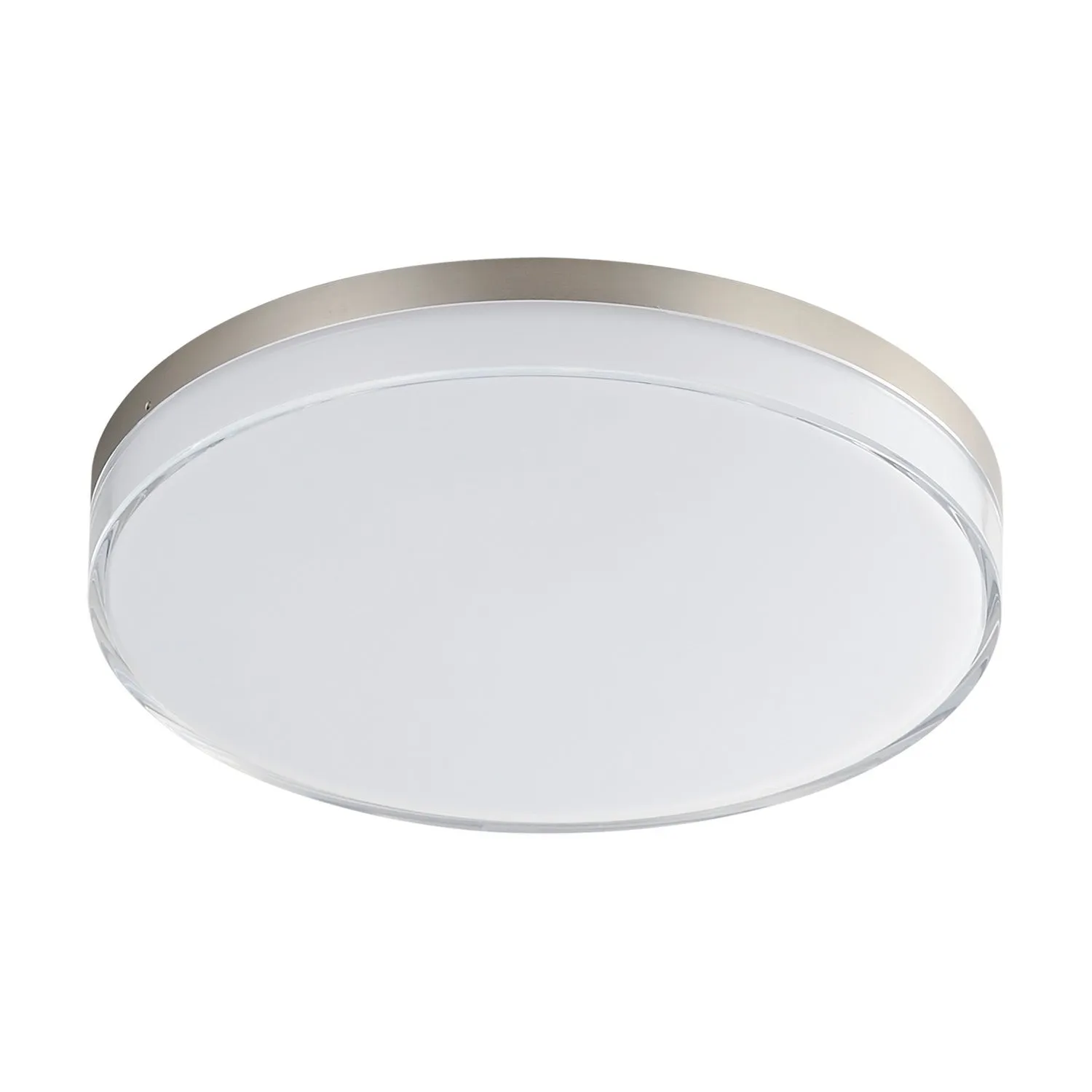 Edge LED Flush Mount in Satin Nickel