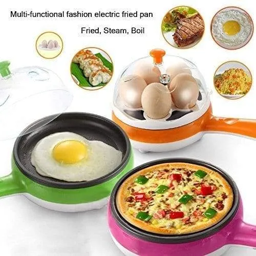 Egg Boiler Cooker Food Steamer Automatic Frying Pan