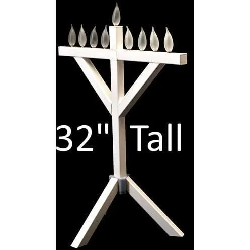 Electric Display Indoor Outdoor Menorah