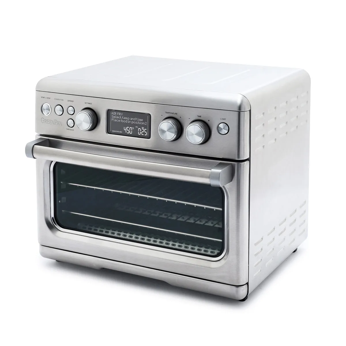 Elite Convection Air Fry Oven Featuring PFAS-Free Nonstick | Premiere Stainless Steel