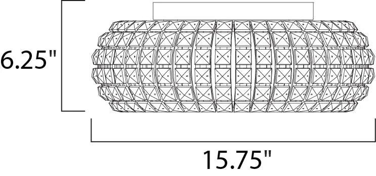 ET2 E21801 Bijou 6-lt Flush Mount