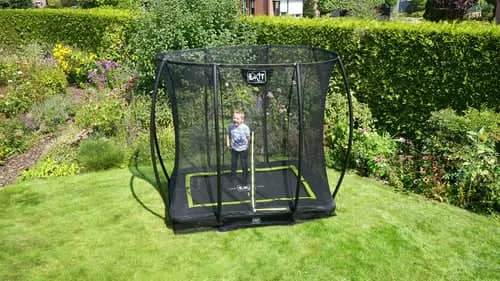 EXIT Silhouette Ground Trampoline with Safety Net