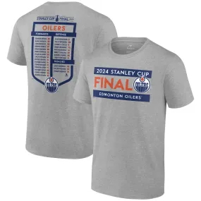 Fanatics Men's NHL Edmonton Oilers 2024 SC Roster T-Shirt