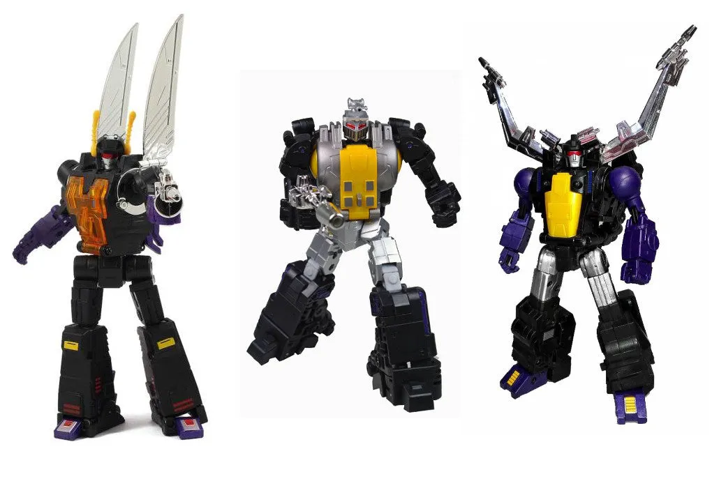 Fans Toys Set of 3 Figures (FT-12 Grenadier (Grey Chest), FT-13 Mercenary, FT-14 Forager)