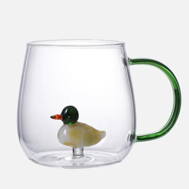 Farmland 3D Animal Glass Drinking Cups