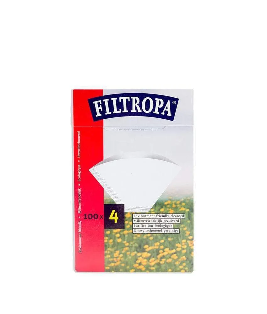 Filtropa Coffee Filter Papers (White) - Size 4 - 100 pack (Pallet)