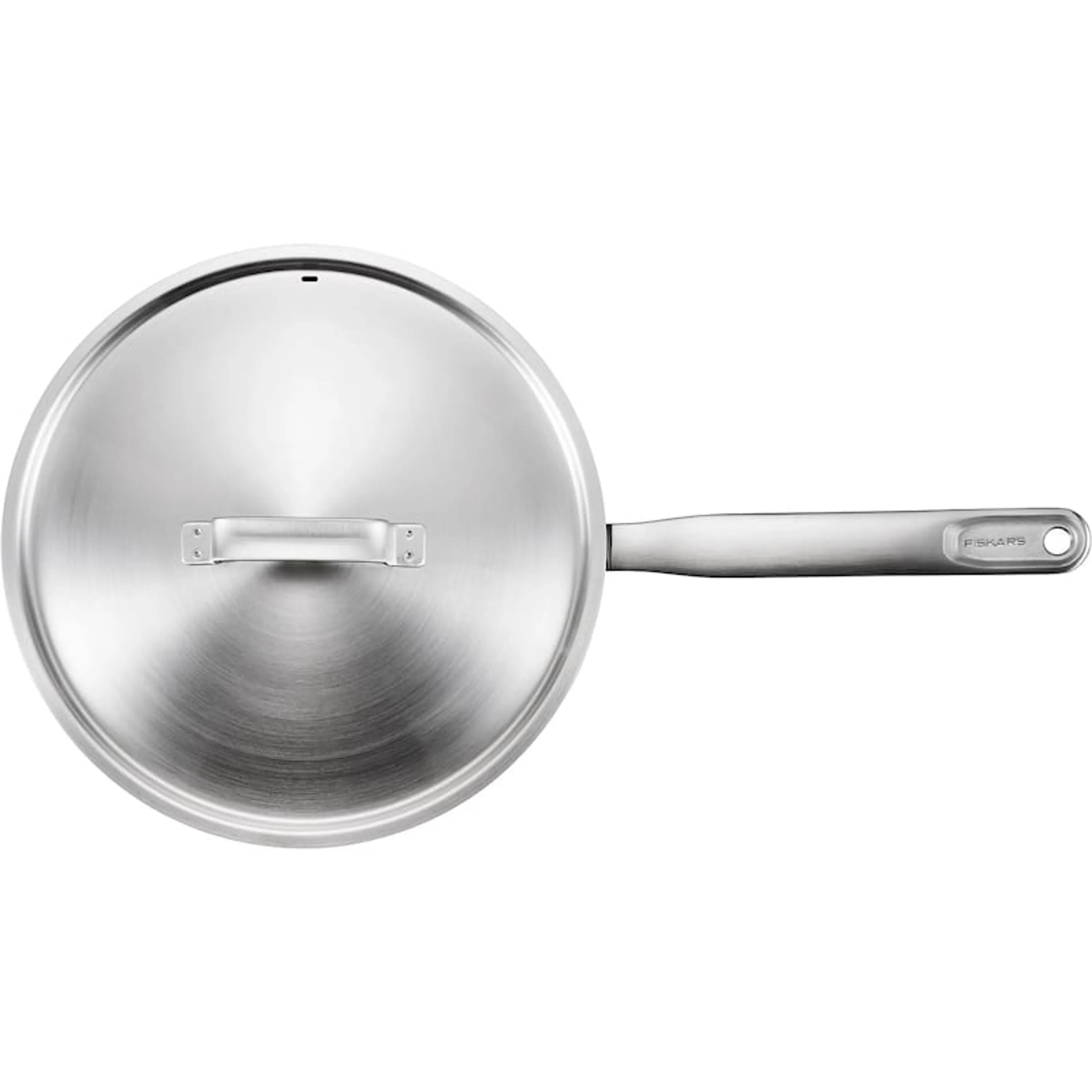 Fiskars Stainless Steel Saute Pan w/ Lid 3.38 qt.