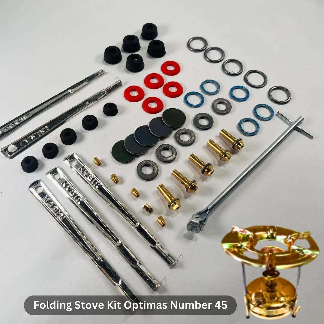 Folding Stove Kit Optimas Number 45 | Kerosene & Diesel Brass Stove Kit